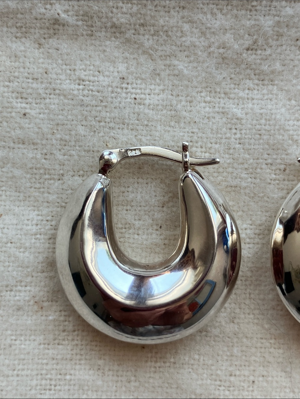 Sophie Buhai Fez Sterling Hoop Earrings - Picture 2 of 4